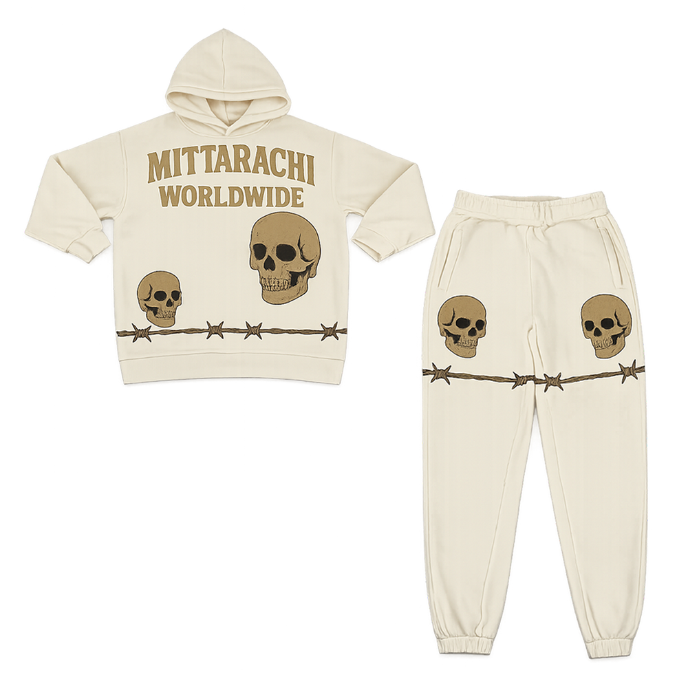 Lock Down Sweatsuit Set - Tan